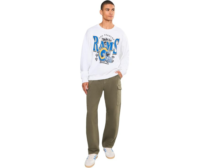 Junk Food Clothing NFL Los Angeles Rams Conversion Crew Fleece свитшот