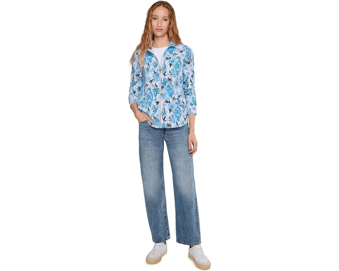 Lilly Pulitzer Leona куртка с защитой UPF 50+ на молнии