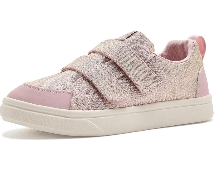 Кроссовки TOMS Cruz Double Strap на липучке розовые для детей