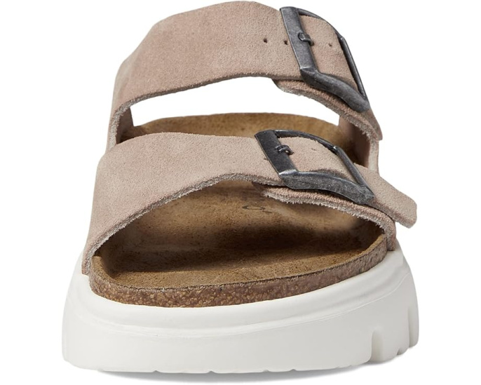 Birkenstock Arizona с массивной платформой на контурной стельке
