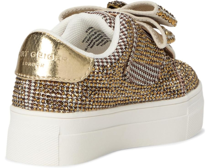 Кроссовки Kurt Geiger London Kids Mini Laney Bow для малышей с кожаным верхом