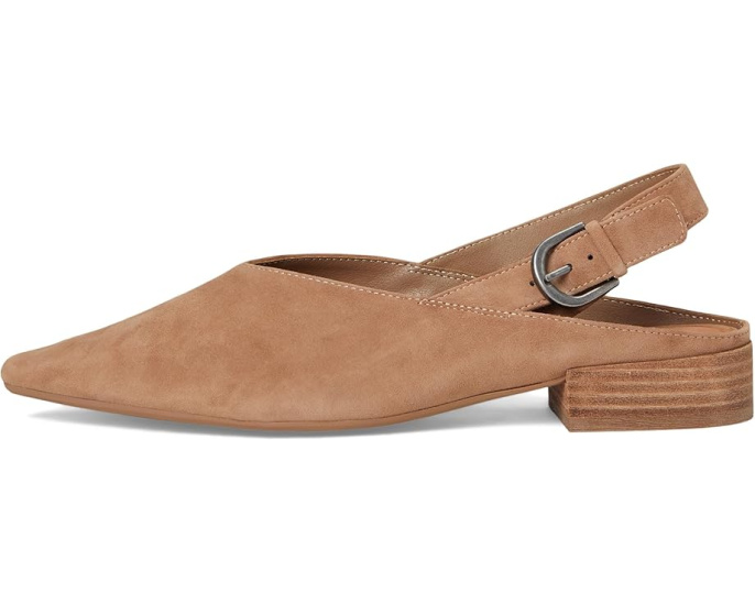 Сандалии Brigeet Slingback Mule с заостренным носком и регулируемым ремешком