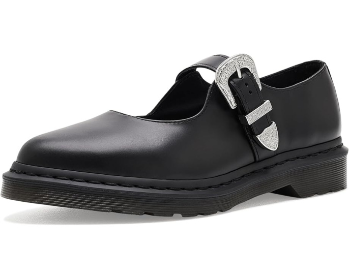 Туфли Dr. Martens Elphie MJ Buckle на низком ходу