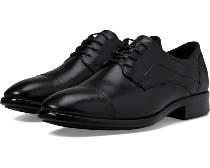 Туфли Citytray Cap Toe Tie от ECCO кожаные