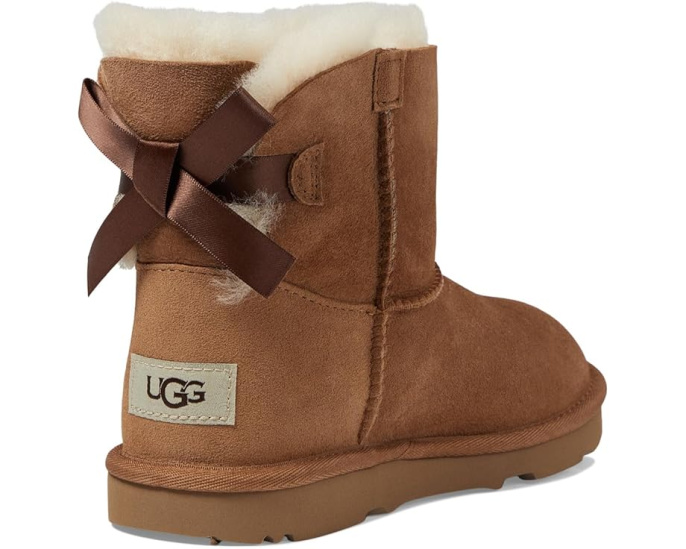 Детские угги UGG Kids Mini Bailey Bow II с бантом и шерстью UGGpure