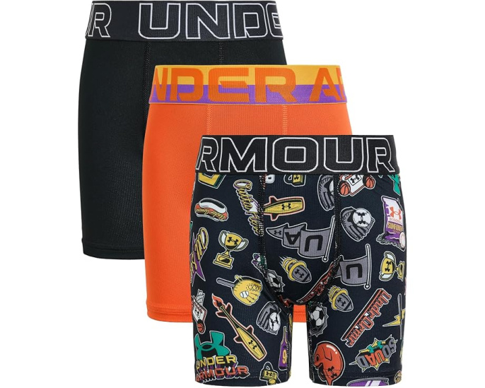 Трусы Under Armour Performance Tech Mesh 3 шт для больших детей