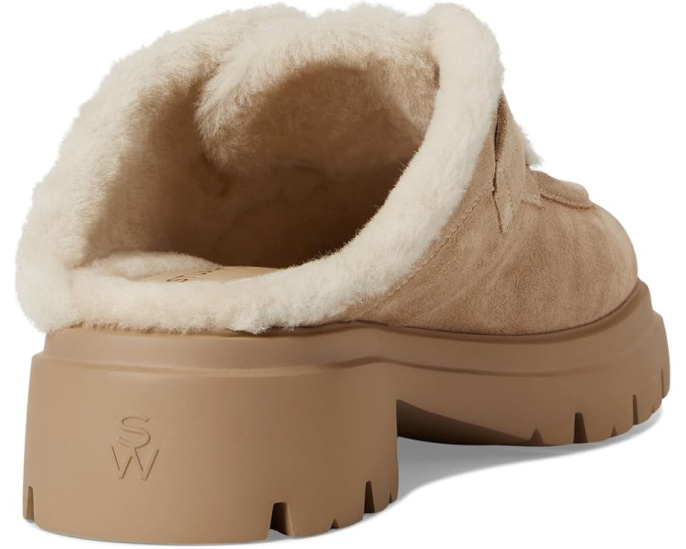 Stuart Weitzman Мюли Benni из овчины с мягкой подкладкой