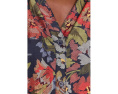 Raglan Sleeve Button-Down Blouse