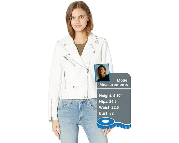 Blank NYC куртка Pu Moto Jacket с молнией и кнопками