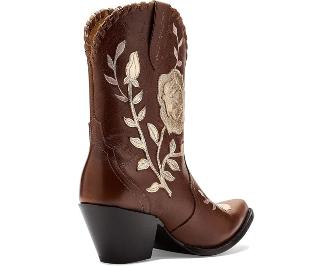 Женские ковбойские сапоги Ariat Arrosa с вышивкой цвет Tan Dusk/Gold Shine