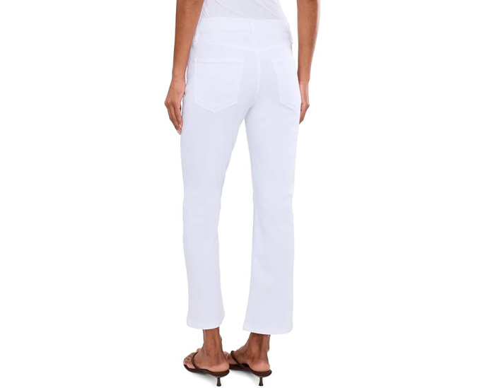 Джинсы Elliott Lauren White Denim Crop Baby Boot кроп-бэби-бут с 5 карманами