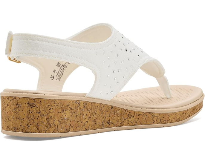 Сандалии Beachybright Thong с пайетками и клином LifeStride