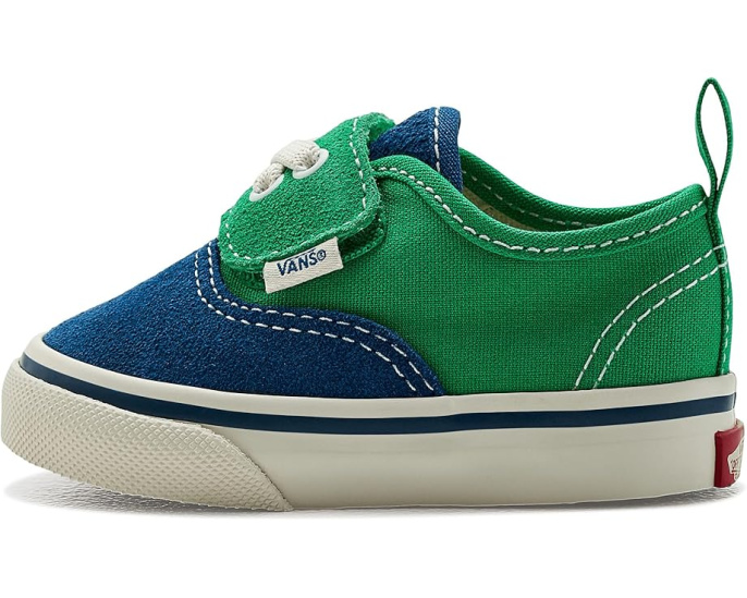 Кроссовки Vans Kids Old Skool V с двумя застежками на липучке и усиленным мыском