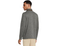 Johnston & Murphy толстовка Marled Quarter-zip с воротником из искусственной замши