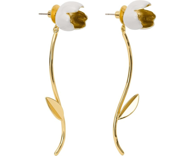 Серьги Kate Spade New York Golden Bloom с цветочным дизайном