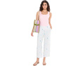 Lilly Pulitzer укороченные льняные брюки Brawley с поясом на кулиске