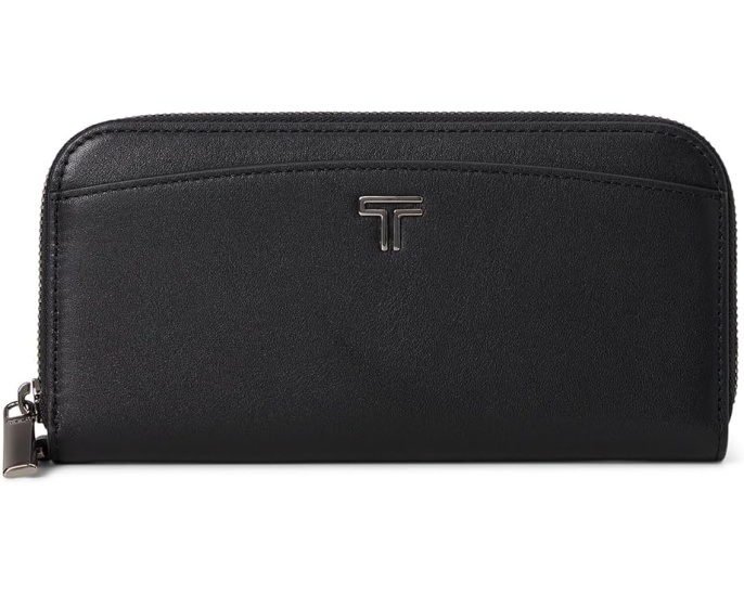 Tumi Zip Around Continental кошелек из кожи