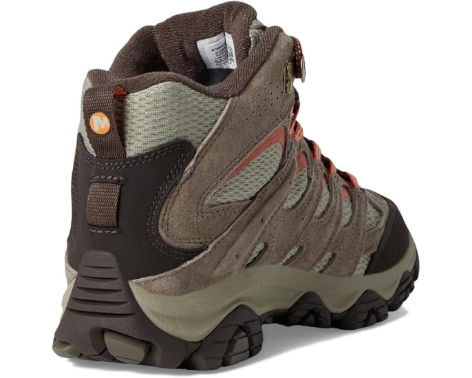 Водонепроницаемые треккинговые ботинки Merrell Moab 3 Mid с мембраной и подошвой Vibram