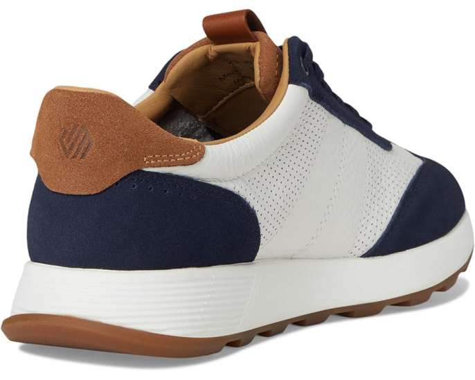 Johnston & Murphy Kinnon T-Toe из замши и перфорированной кожи