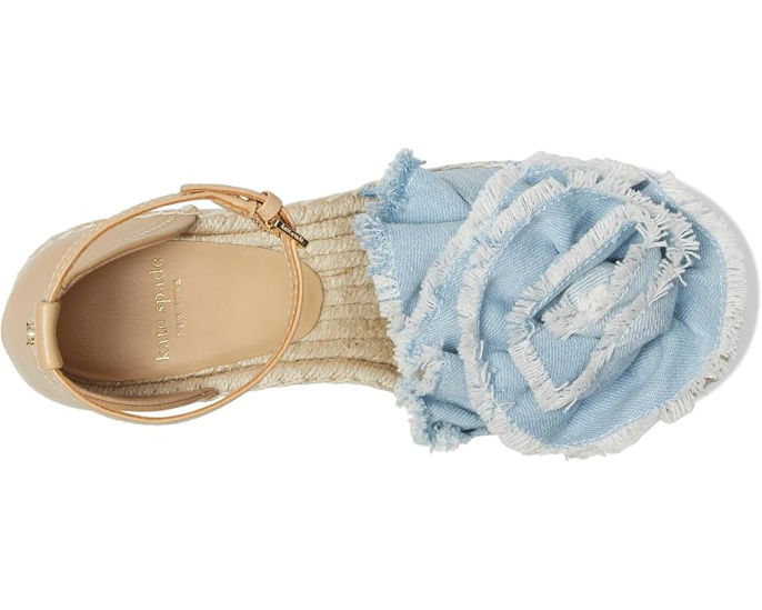 Босоножки Flourish Denim Espadrille Wedge от Kate Spade New York