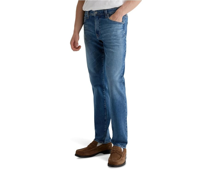 Джинсы AG Jeans Graduate Tailored Leg в цвете Ashfield из японского денима