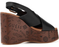 Босоножки GUESS Yarisel с клиновидным каблуком и логотипом