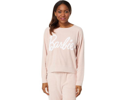 Barefoot Dreams Толстовка CozyChic Ultra Lite Barbie с логотипом