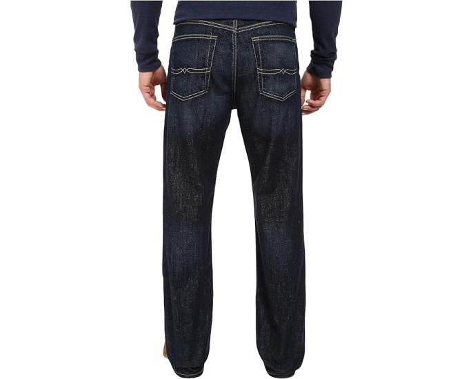 Джинсы Lucky Brand 181 Relaxed Straight с прямым кроем и потертостями