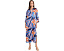 Кафтан Natori Magnolia Printed Satin Mandarin Caftan из сатина с принтом