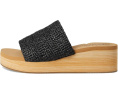Сандалии Skechers Summers Salt Spray с плетеным верхом из рафии и платформой