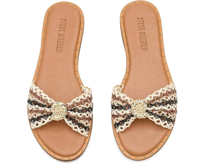 Сандалии Steve Madden Dipsy с узлом и золотым акцентом