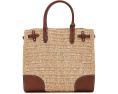 Lauren Ralph Lauren Woven Straw Medium Devyn плетеная соломенная сумка тоут