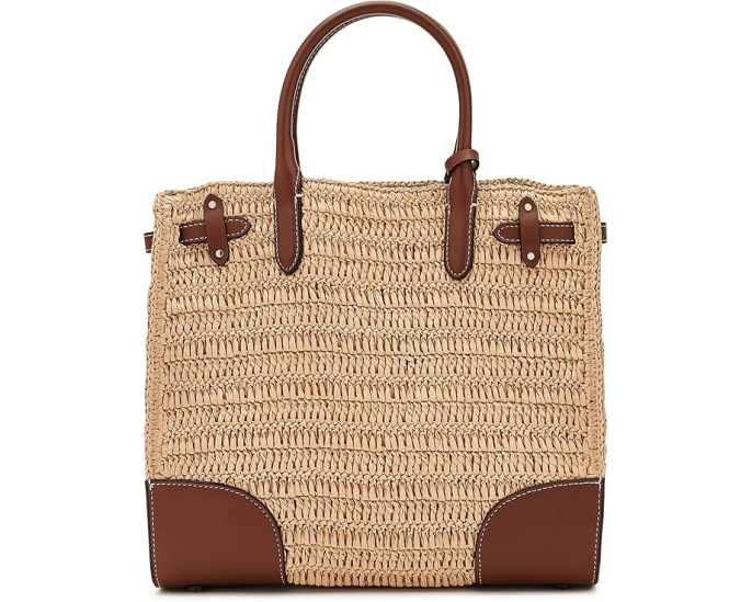 Lauren Ralph Lauren Woven Straw Medium Devyn плетеная соломенная сумка тоут