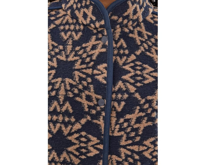 Куртка UGG Brigh Snap из жаккарда с меховой подкладкой