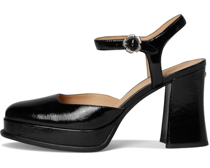 Туфли COACH Pump With Tea Rose с квадратным носком