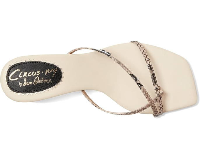 Босоножки Juliet на низком каблуке от Circus NY by Sam Edelman с ремешками