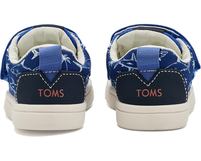 Кроссовки TOMS Cruz Double Strap с принтом акулы голубые