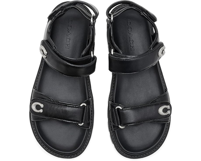Сандалии COACH Brynn Leather кожаные с ремешками