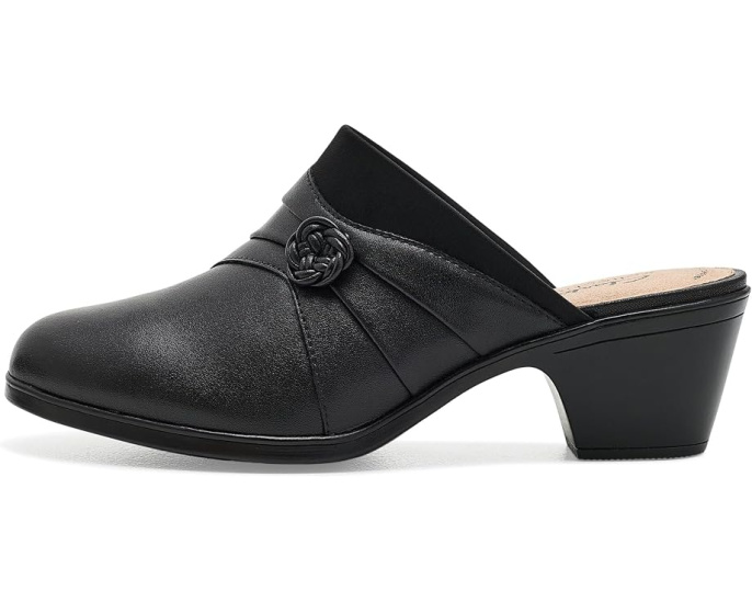 Clarks Emily 2 Eliza ботильоны без задника на устойчивом каблуке