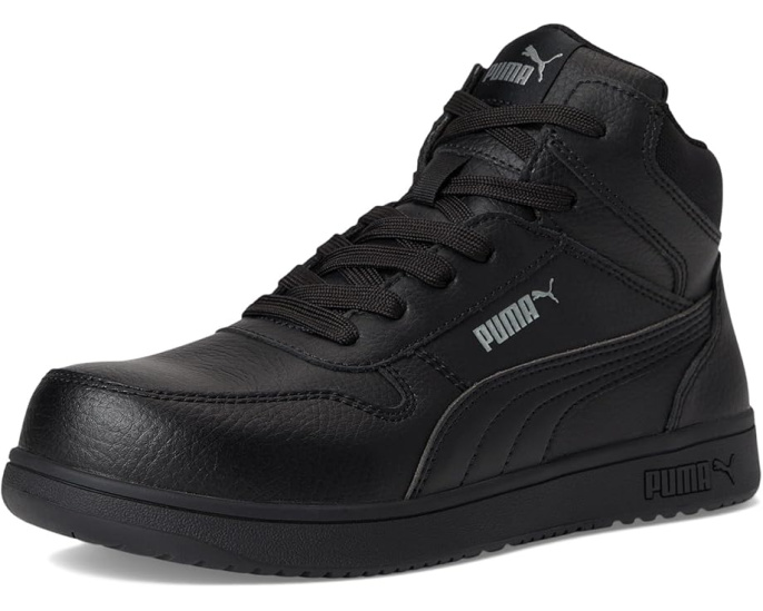 Puma Safety ботинки Frontcourt Leather Mid с кожаным верхом