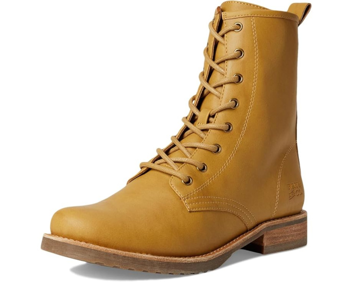 Ботинки FRYE AND CO. Chesnee Combat из мягкой кожи с каблуком
