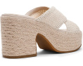 Сандалии Steve Madden Truthful на платформе с каблуком из рафии