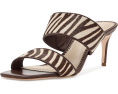 Босоножки Sutton Zebra Haircalf от Cinq à Sept с квадратным носком