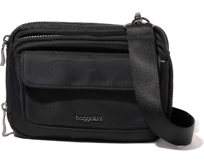 Кроссбоди Baggallini Modern Double Zip с RFID защитой