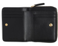 Мини-кошелек The Leather Mini Compact из кожи с магнитной застежкой и девятью карманами Marc Jacobs