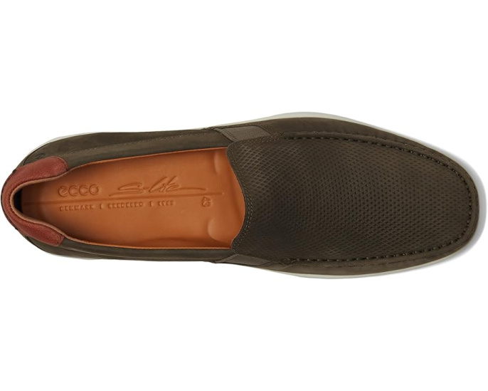 Лоферы ECCO S Lite Moc Summer из натуральной кожи с перфорацией
