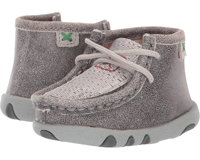 Мокасины Twisted X Chukka Driving Moc для малышей с резиновой подошвой