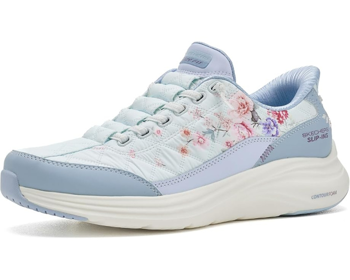 Кроссовки Skechers Contour Foam Cozy Fit Gentle Bloom без шнуровки