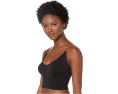 Free Women топ Ribbed V-Neck Brami Black