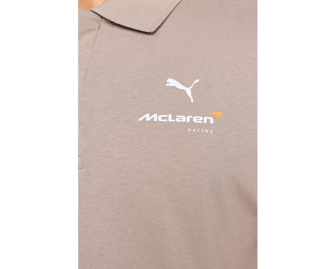 Puma поло McLaren Racing Small Logo в мышино-сером цвете